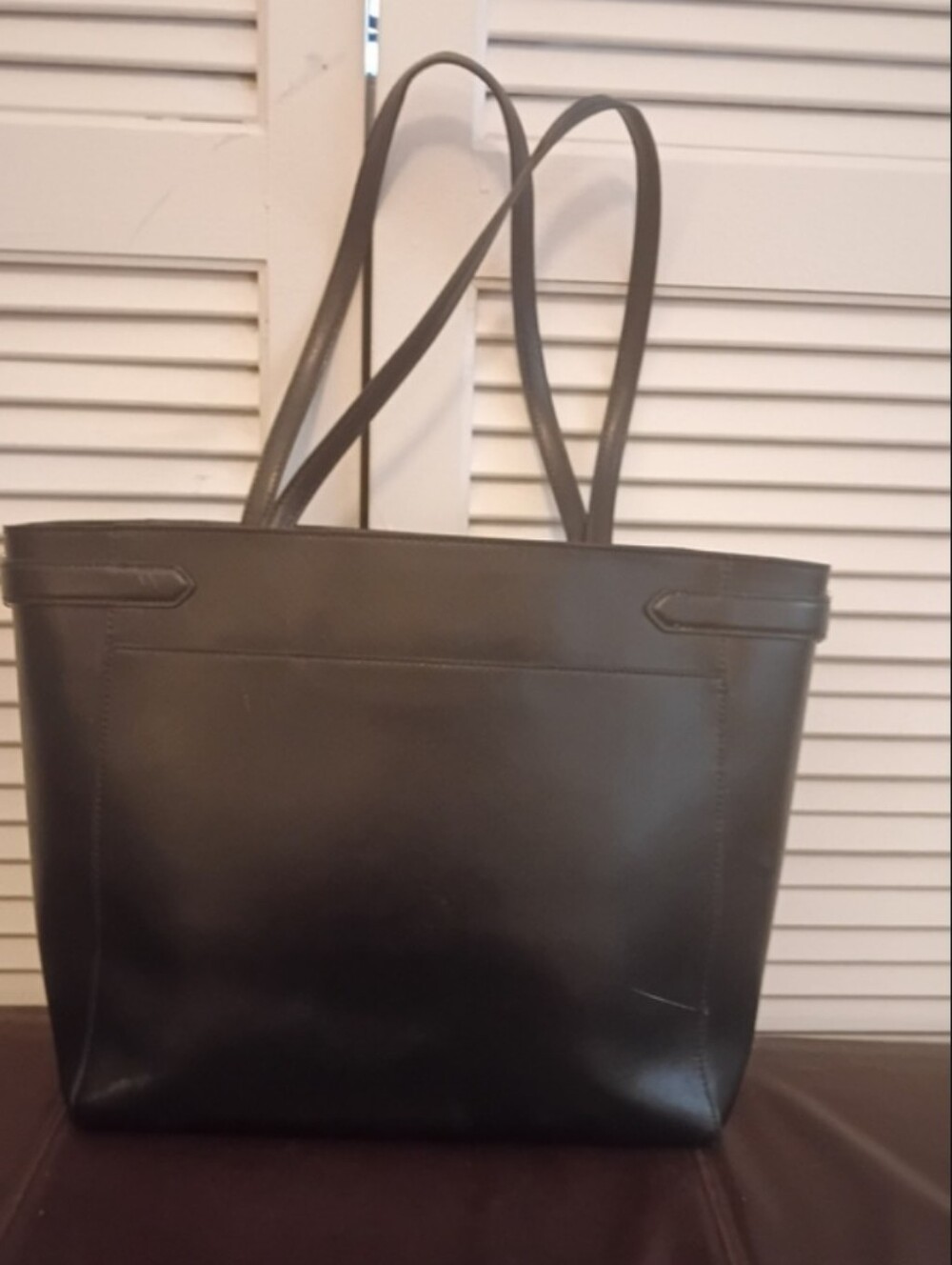 kate spade Black Pebbled Leather Tote - Picture 4 of 7